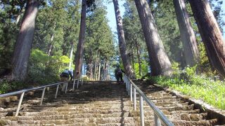 身延山登山で久遠寺に寄りました