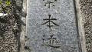 本迹寺は、「ほんじゃくじ」と読みます。江戸時代初期から続く日蓮宗の古いお寺です。