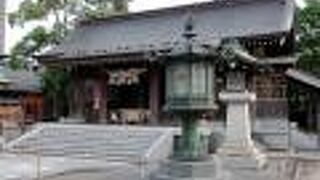 米子市の真ん中に