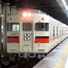 大阪梅田からの直通車両、山陽電鉄3000系