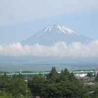 朝は富士山が