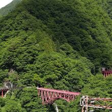 中央が山彦橋