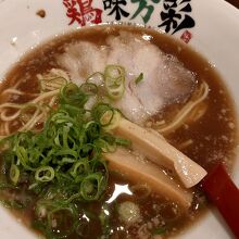 濃厚鶏白湯ラーメン 鶏味万彩