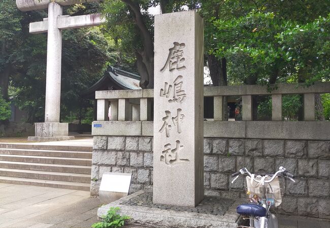 大森駅と大井町駅の間ぐらいにある神社