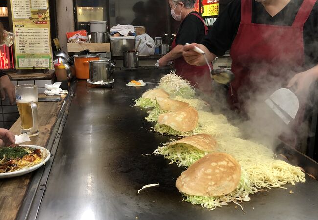 牡蠣の鉄板焼が美味しかった