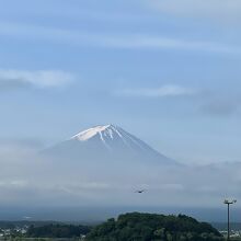 朝7時頃、富士山登場！