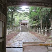 歴史ある神社