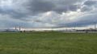 埋め立て地の公園