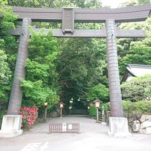高千穂神社　正面鳥居