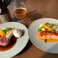 クラブラウンジでの朝食