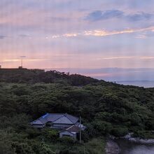 客室からの眺望 : 洲崎灯台