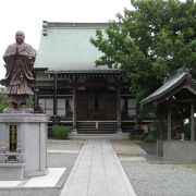 旧社家村にある日蓮宗のお寺