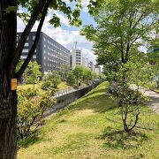 ライラックたくさんの遊歩道 創成川公園