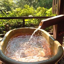 部屋の露天風呂