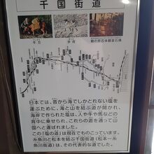 当時の歴史背景や街道の説明