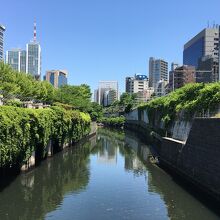 橋の上からの眺め