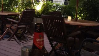 テラスでアジアンリゾート気分