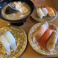 サーモンもいつも食べてるのと全然違った！