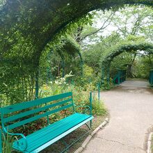 ベンチでまどろむこともできます。