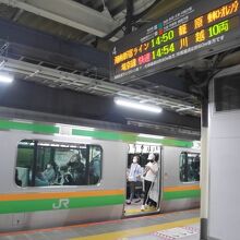 恵比寿駅にて。