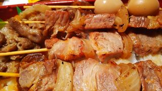 焼き鳥弁当は傑作