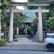 環七沿いにある神社です