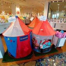 可愛らしいテント