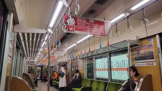 大阪の地下鉄にも乗り入れています
