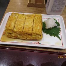 そば屋の実力がわかるという【玉子焼き】