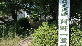 とても貴重な一里塚