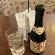 海ぶどうとゴーヤチャンプルを古酒ミニボトルで！