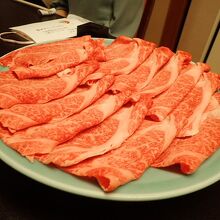 すき焼きの肉