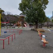 大垣城を含む広大な公園