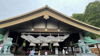 30年前に創建された出雲大社の分社です。