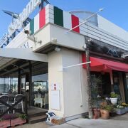 ≪マリンゲート塩釜≫2階で、港の眺めがいいイタリア料理店