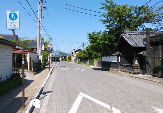 城跡近くにある上級武士の屋敷