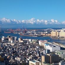 ユニバは見えませんがユニバーサルシティのホテル群は見えます