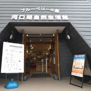 富士大石公園の近くのお土産屋さん