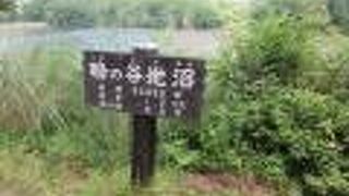 蔵王温泉街の直ぐ近くにある沼で一周できます