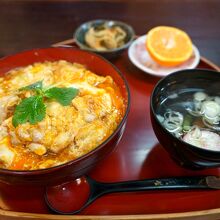 比内地鶏の親子丼