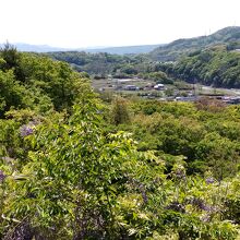 富士見展望台からの遠景。