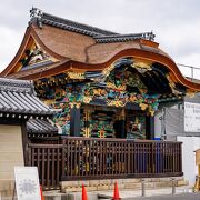 本願寺唐門の修復工事は終わっていましたが・・・