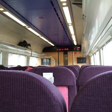 札幌を出た時の自由席はガラガラでした