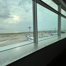 羽田空港第2ターミナル展望デッキから