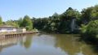 彦根城のそばの公園