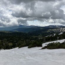 八幡平山頂から