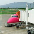 カラフルな機体にワクワク。　神戸→信州まつもと便を利用しました。