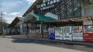 東城町の中心に近い道の駅、帝釈峡など東城の観光拠点