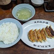 Diner with inexpensive and tasty Gyoza