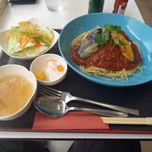 ミートソース大盛り